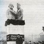 2.  Ленин выступает на открытии памятника Марксу и Энгельсу 7 ноября 1918 года