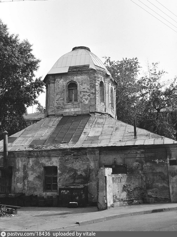 19. Храм Сергия в Крапивниках. Фотография 1980-х годов