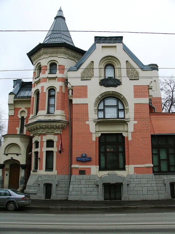 Дом Л.Н. Кекушева на Остоженке