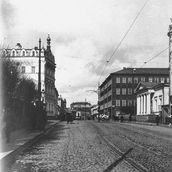 3. Улица Остоженка. Фотография начала XX века.