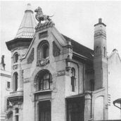 6. Дом Л.Н. Кекушева на Остоженке. Фотография 1905 года.