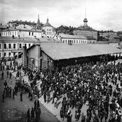 10. Хитровская площадь. Фотография 1913 года.