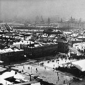 18. Хитровская площадь. Вид сверху. Фотография 1910-х годов.
