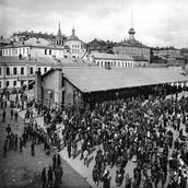 27. Хитровская площадь. Фотография 1913 года.