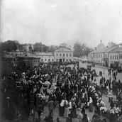 8. Хитровская площадь. Фотография 1910 года.