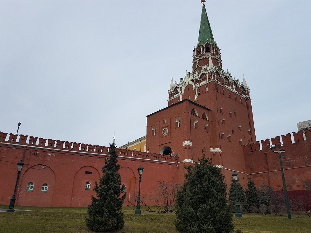 6. Троицкая – самая высокая башня Кремля