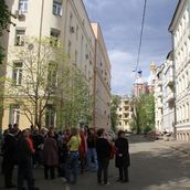 7. Голиковский переулок. Между прочим, это трехколенный кривоколенный переулок. Большая редкость для Москвы!