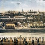 6. Панорама Замоскворечья из Кремля. 1850 год