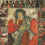 2. Икона Илия Пророк с житием и деисусом XII века (Третьяковская галерея)
