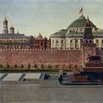 3. Вид на Кремль и Мавзолей. Фотография 1930 года