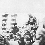 Открытие памятника Т.Г.Шевченко на Трубной площади в присутствии А.М. Коллонтай