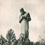Памятник Ф.М. Достоевскому на Цветном бульваре. Фотография 1920-х годов