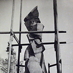 Памятник М.А. Бакунину. Фотография 1919 года