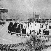 Патриаршие пруды зимой. Фотография 1908 года