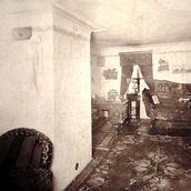 Комната в доме в Трехпрудном переулке. Фотография 1911 года