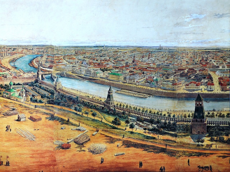 1. Барон А. Вид с колокольни Ивана Великого. 1846 год