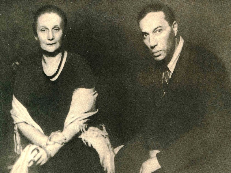 6. Б.Л. Пастернак и А.А. Ахматова. Фотография 1940-х годов