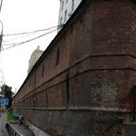 6. Участок стены, воссозданый в Китайгородском проезде. Современная фотография