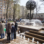Встреча у фонтана «Адам и Ева под райским деревом», станция метро Новокузнецкая